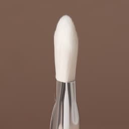 Кисть для масок SILVER, с лопаткой, 14(±1) см, серебристая, белая