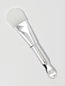 Кисть для масок SILVER, силиконовая, с лопаткой, 14 (±1) см, серебристая