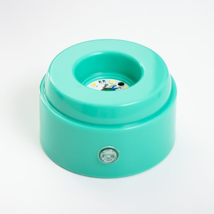 Фигурка светящаяся RISALUX «Шар», LED-ночник, USB, АКБ, 9×9×11 см, МИКС