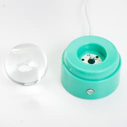 Фигурка светящаяся RISALUX «Шар», LED-ночник, USB, АКБ, 9×9×11 см, МИКС