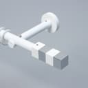 Наконечник на карниз d=19 мм «Магнум», белый/хром