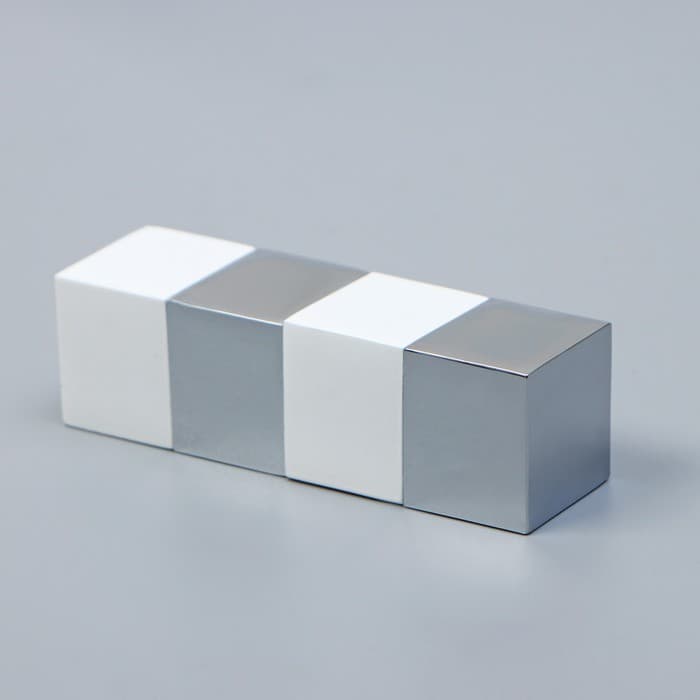 Наконечник на карниз d=19 мм «Магнум», белый/хром