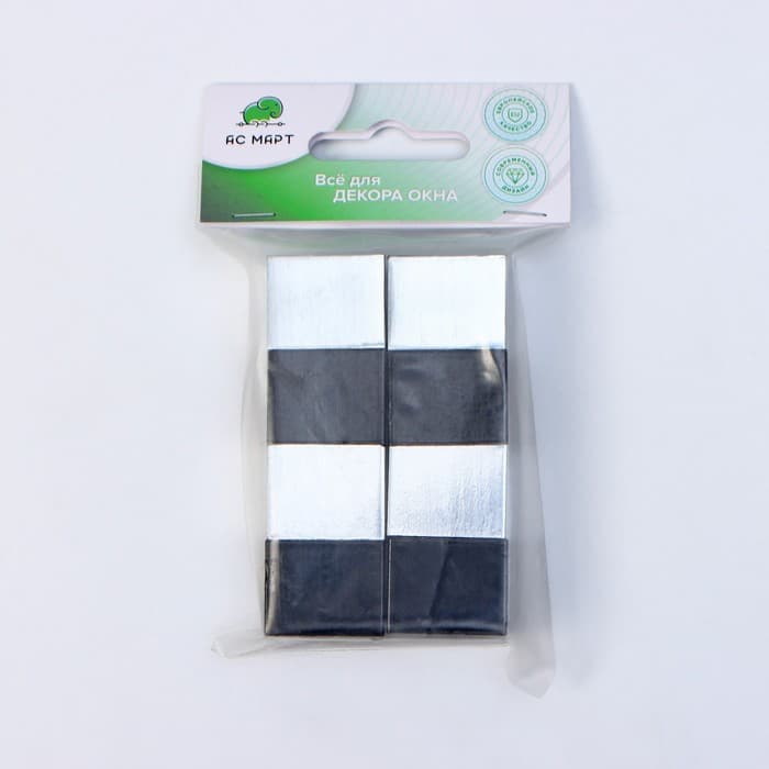 Наконечник на карниз d=19 мм «Магнум», чёрный/хром