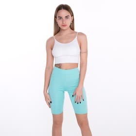 Велосипедки женские, бирюзовые, размер 42