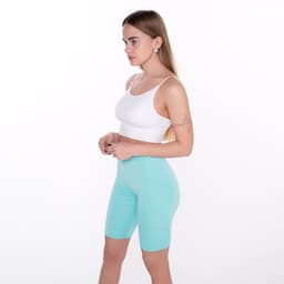 Велосипедки женские, бирюзовые, размер 42