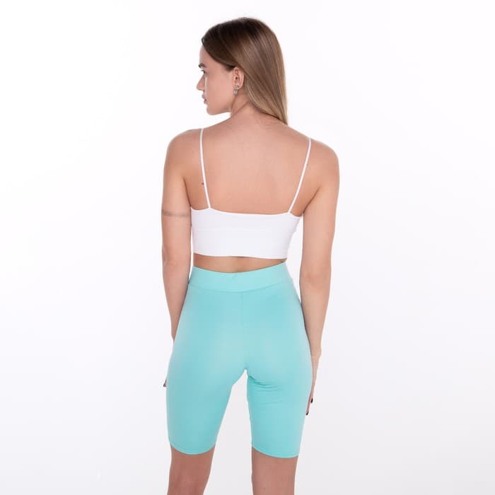 Велосипедки женские, бирюзовые, размер 42