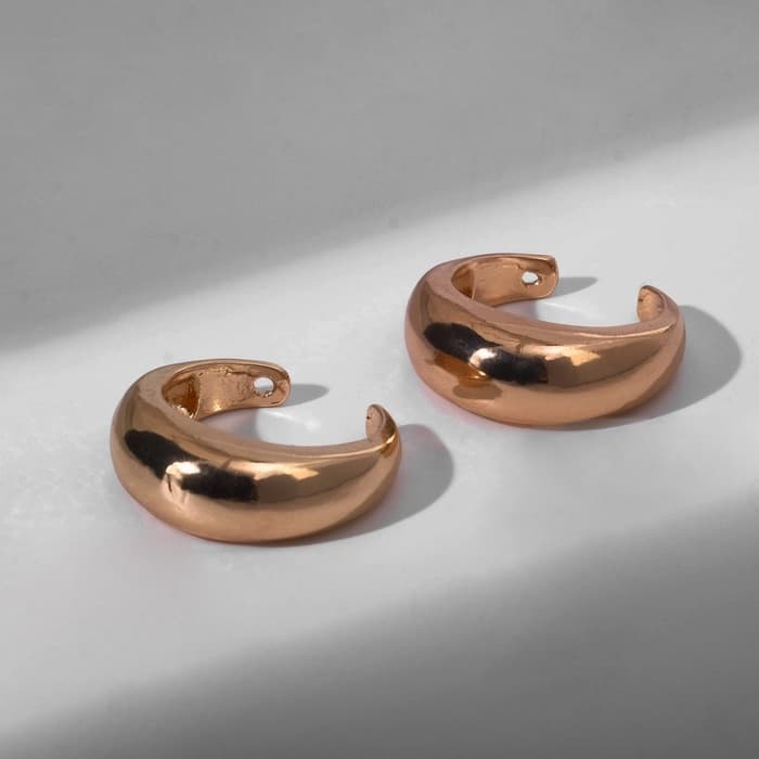 Кольцо «Минимал» двойное, цвет золото, безразмерное