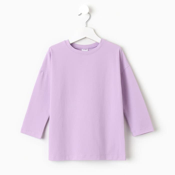 Лонгслив для девочки MINAKU, лавандовый, рост 104 см
