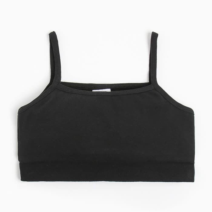 Топ для девочки MINAKU: Casual Collection, чёрный, рост 146 см