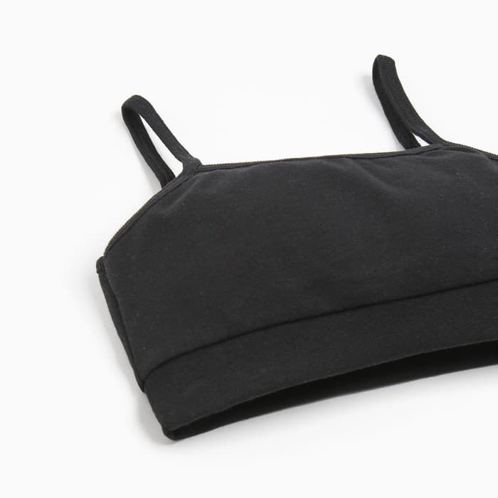 Топ для девочки MINAKU: Casual Collection, чёрный, рост 146 см