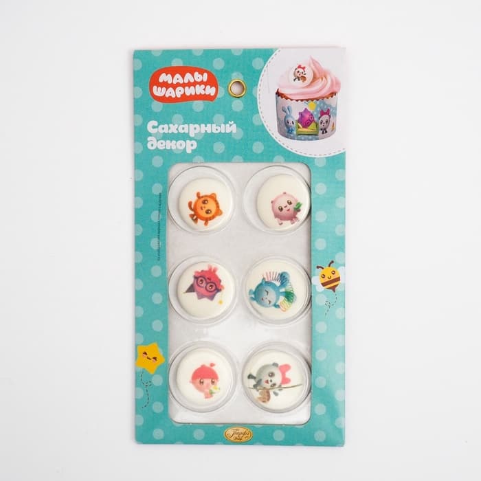 Сахарные фигурки «Малышарики», 12 г