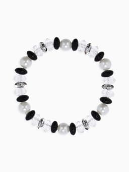 Браслет детский «Выбражулька. Ундина», d=6 см, черный, белый