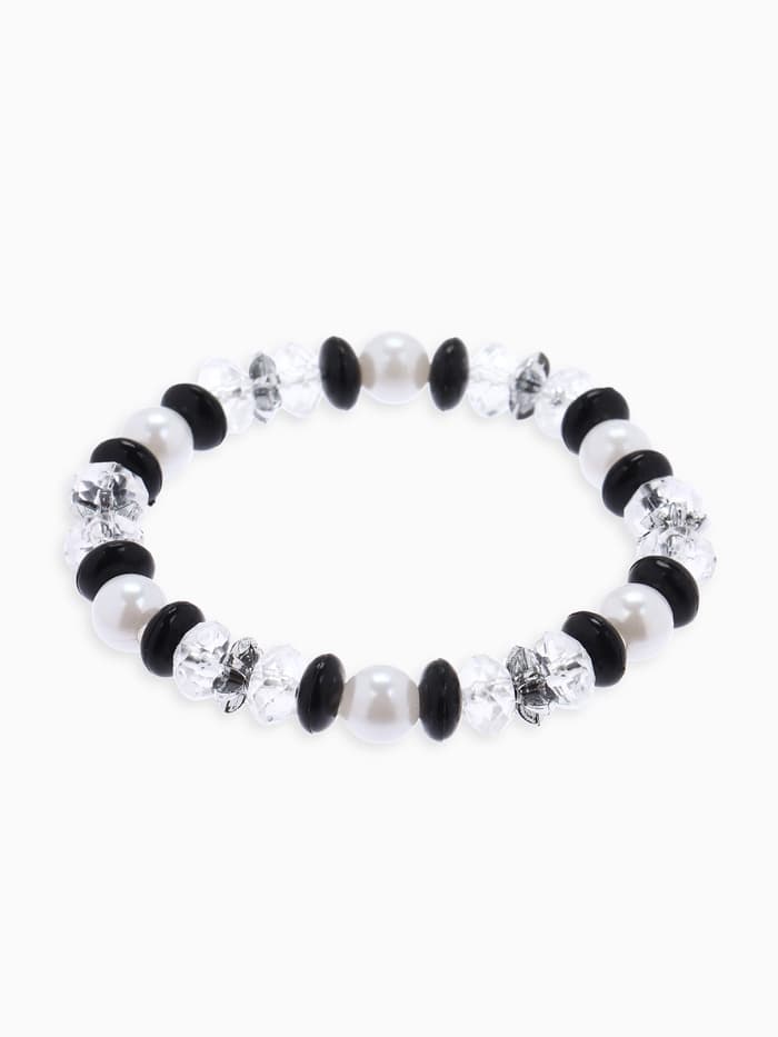 Браслет детский «Выбражулька. Ундина», d=6 см, черный, белый