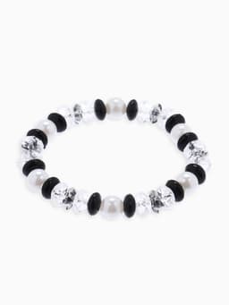 Браслет детский «Выбражулька. Ундина», d=6 см, черный, белый