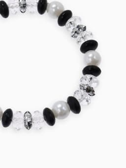 Браслет детский «Выбражулька. Ундина», d=6 см, черный, белый