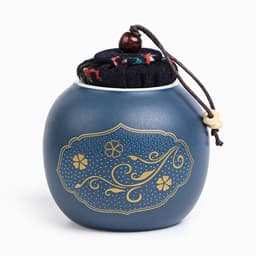 Набор для чайной церемонии ДЖЕКИЧАЙ, 6 предметов, на 3 персоны, чашка 46 мл, чайник 250 мл, синий