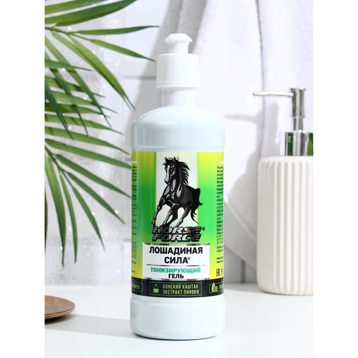 Гель для вен Лошадиная сила с каштаном и пиявкой, 500 мл