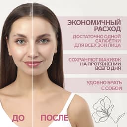 Матирующие салфетки Colorful, 50 шт., розовые