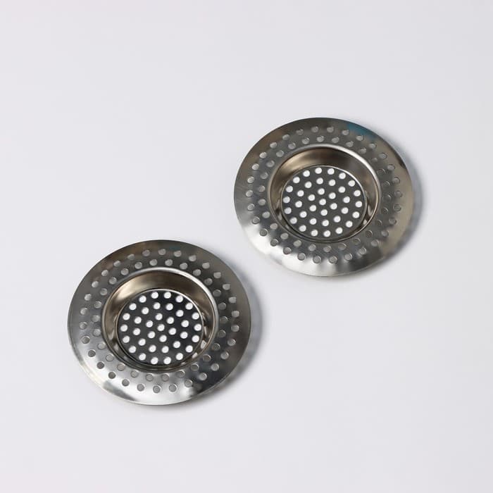 Фильтр для раковины, 2 шт., d=7.5 см