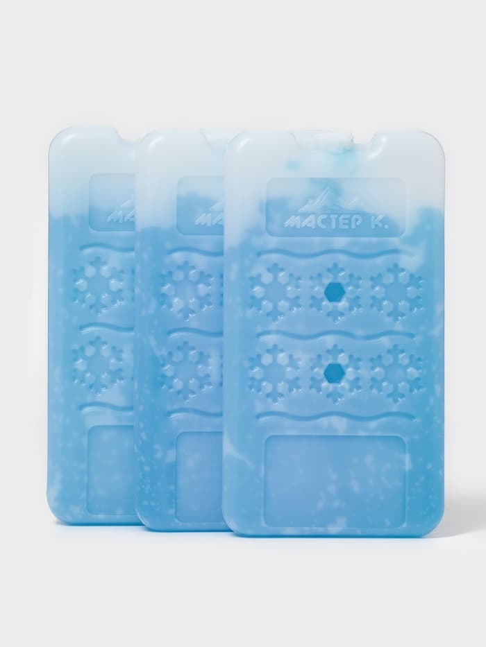 Набор аккумуляторов холода - гелевый хладоэлемент для термосумки «Мастер К.», 3 шт. по 300 мл