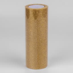 Фатин с глиттером, 15 см, 9 ± 0.5 м, 11 ± 1 г/м², цвет золотой №05