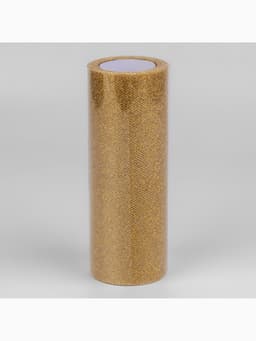 Фатин с глиттером, 15 см, 9 ± 0.5 м, 11 ± 1 г/м², цвет золотой №05