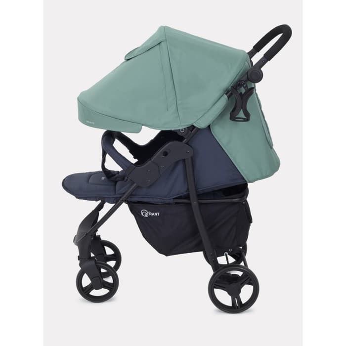 Коляска прогулочная детская Rant Basic Kira, зелёная