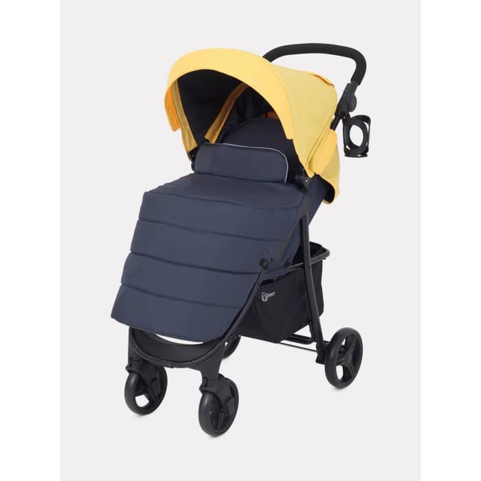 Коляска прогулочная детская Rant Basic Kira, жёлтая