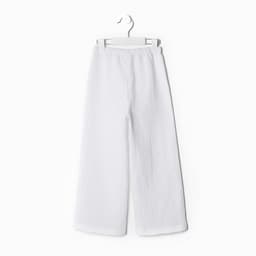 Комплект для девочки (блузка и брюки) MINAKU: muslin clouds, белый, рост 98 см