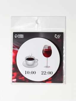 Зеркало карманное WINE NOT, d=7.5 см, рисунок МИКС