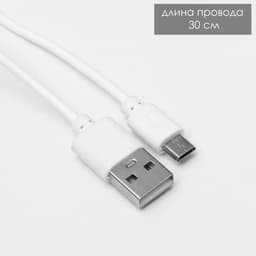 Настольная лампа «Жучок» LED 3 Вт USB АКБ МИКС 8.5×8.5×25.5 см RISALUX