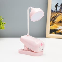 Настольная лампа на прищепке «Мультяши» LED 3 Вт USB АКБ МИКС 5.7×10.5×25 см RISALUX
