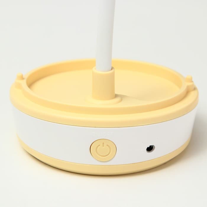 Настольная лампа «Лайни» LED 2 Вт USB АКБ жёлтый 10.5×10.5×37 см RISALUX