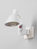 Бра с розетками «Классик» Е27 15 Вт белый 10×10×27 см