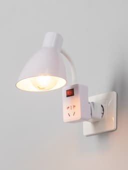 Бра с розетками «Классик» Е27 15 Вт белый 10×10×27 см