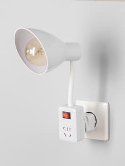 Бра с розетками «Классик» Е27 15 Вт белый 10×10×27 см