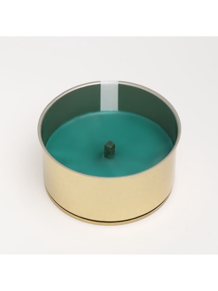 Ароматическая свеча уличная антимоскитная, 10×4.5 см, 120 г, 6 ч, хвоя, зелёный