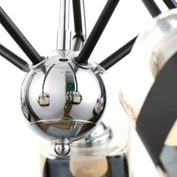 Люстра Светогор «Утро» 5×60 Вт Е27 черный