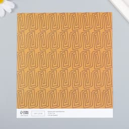 Бумага для скрапбукинга «Греция», плотность 180 г, 15.5×17 см