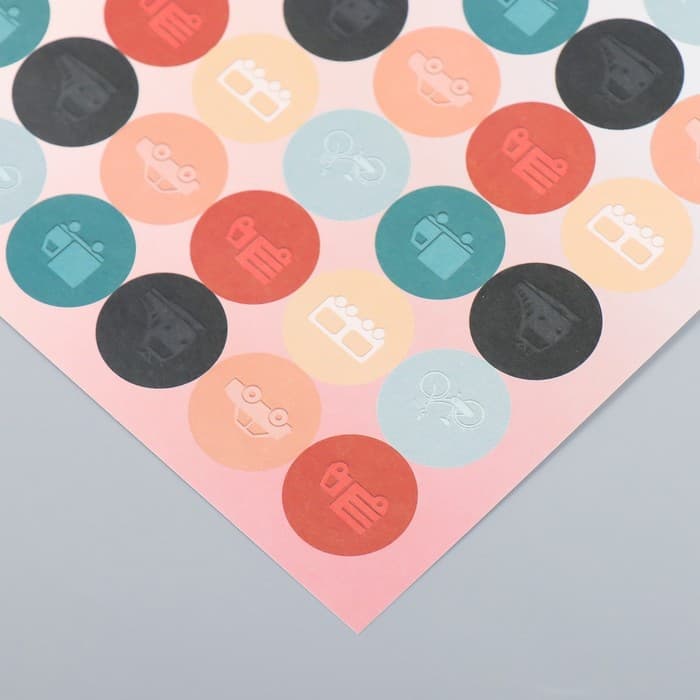 Бумага для скрапбукинга «Арт Узор. Транспорт», 180 г/м², 15.5×17 см