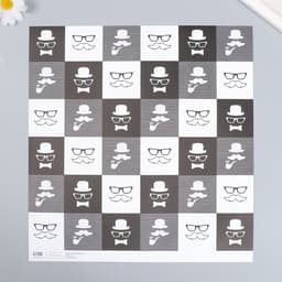 Бумага для скрапбукинга «Арт Узор. Харизма и стиль», 180 г/м², 30.5×32 см