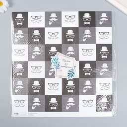 Бумага для скрапбукинга «Арт Узор. Харизма и стиль», 180 г/м², 30.5×32 см