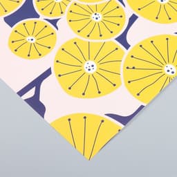 Бумага для скрапбукинга «Жёлтые цветы», плотность 180 г, 30.5×32 см