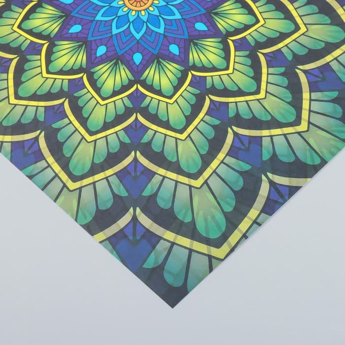 Бумага для скрапбукинга «Цветочная мандала», плотность 180 г, 30.5×32 см