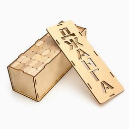 Падающая башня дженга, настольная игра «Люкс», 54 бруска, брусок 7×2.5×1 см