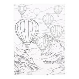 Раскраска акварелью с красками «Я рисую акварелью», А4