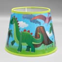 Абажур для лампы, торшера BayerLux «Динозавры», Е14, разноцветный, 20×20×15 см