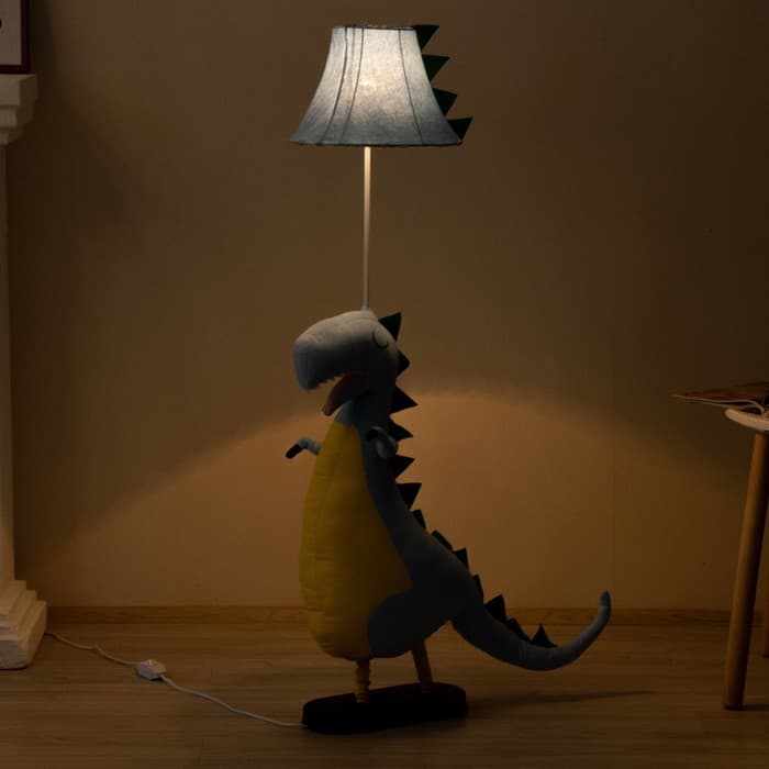 Торшер «Дино» Е27 15 Вт синий 70×30×125 см