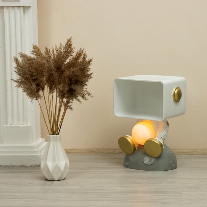 Светильник-полка «Космик» LED USB серый 35×25×47 см RISALUX