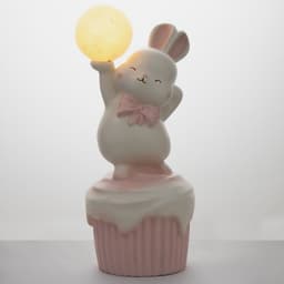 Торшер «Зайка» LED USB розовый 30×30×69 см